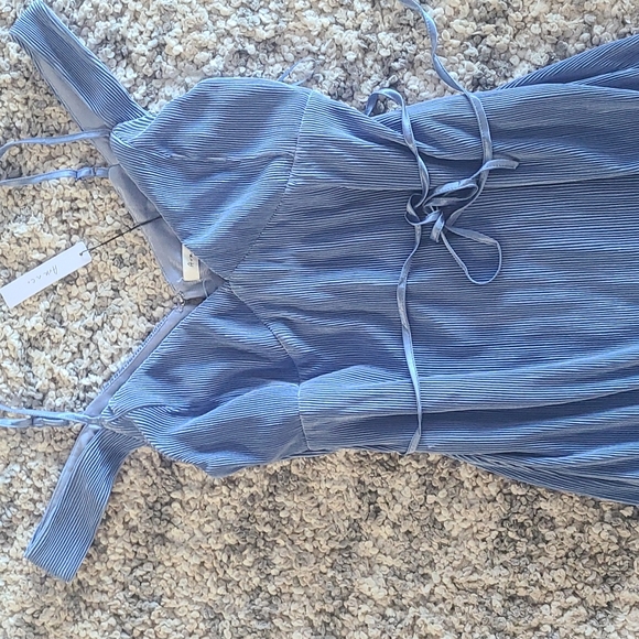 NWT anthro Ark Co. Periwinkle beautiful dress - Picture 2 of 4